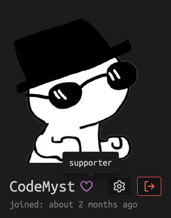 supporter badge example